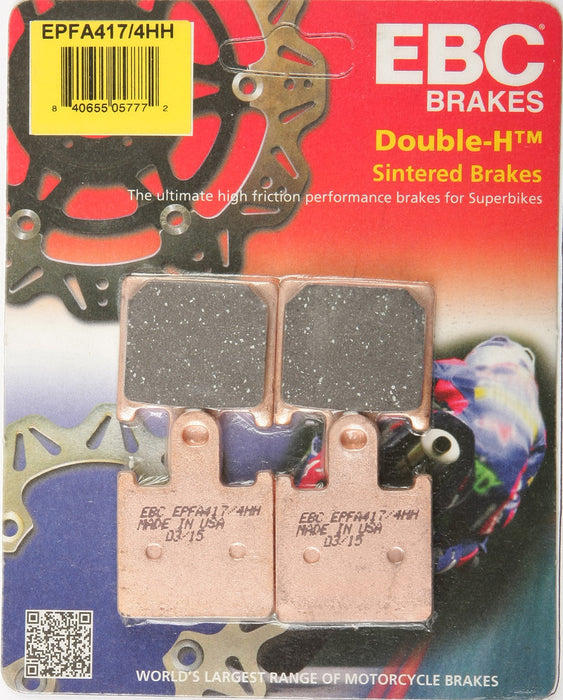 EBC Brakes EPFA417/4HH EPFA Double H Sintered Disc Brake Pad