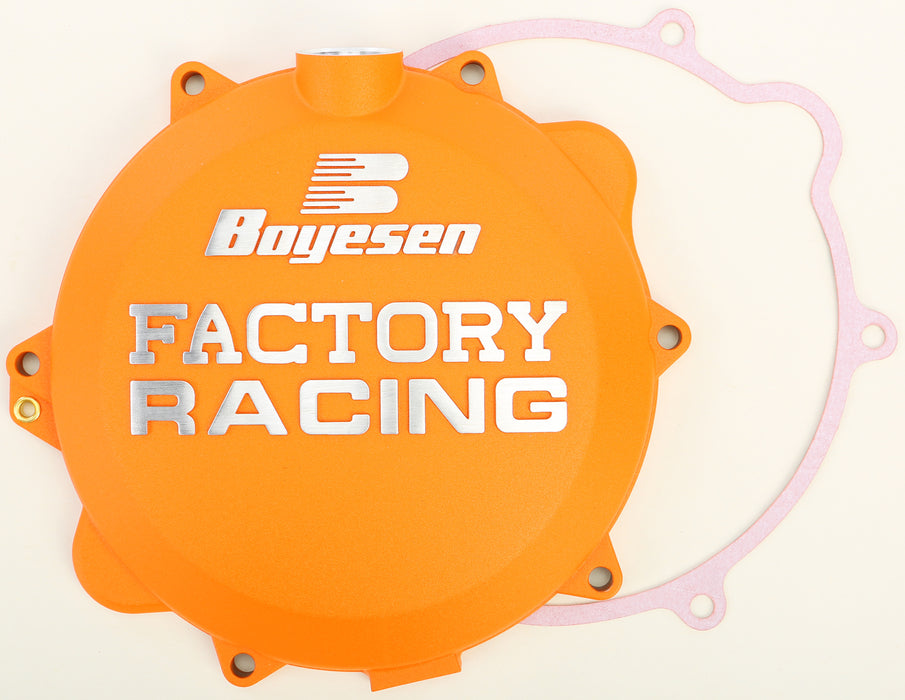 Boyesen Factory Racing Clutch Cover Orange CC-42AO