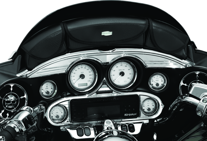 Kuryakyn Motorcycle Accent Accessory: Switch Panel Accent For 1996-2013 Harley-Davidson Touring & Trike Motorcycles, Chrome 3783