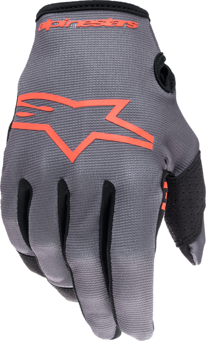 Alpinestars 2023 Radar Youth MX Glove - Magnet Neon Red Large