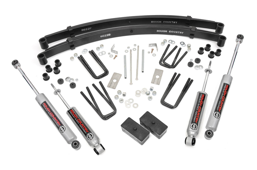 Rough Country 3 inch Lift Kit Rear Blocks Fits toyotaTruck 4WD (1984-1985)