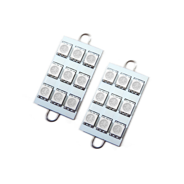Oracle 44MM 6 LED 3 Chip Loop Festoon Bulbs (Pair) Red SEE WARRANTY 5209-003