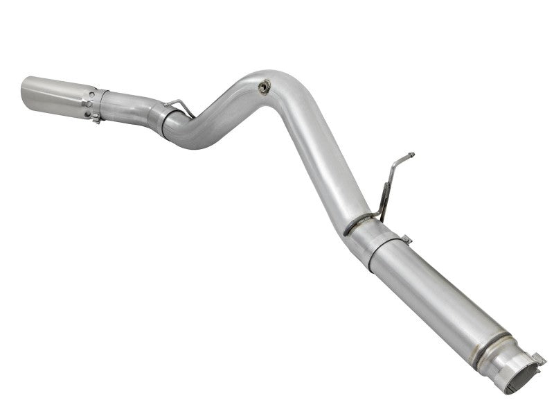 aFe Atlas Exhaust 5in DPF-Back Aluminized Steel w/ Polished Tips 16-17 GM Diesel Truck V8-6.6L (td) 49-04081-P