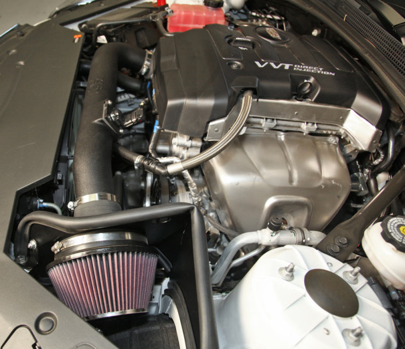 K&N 63-3083 Aircharger Intake Kit for CADILLAC ATS L4-2.5L F/I, 2013-2015