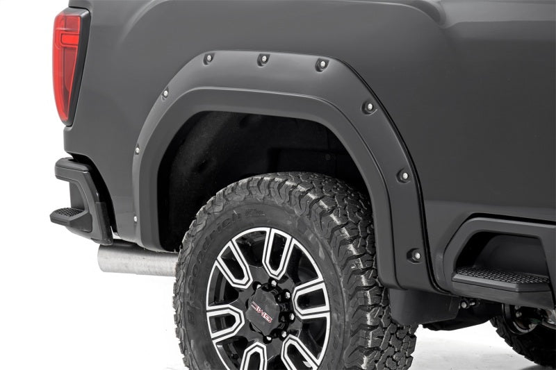 EGR 2020 GMC Sierra HD Bolt-On Style Black Fender Flare Set 791954