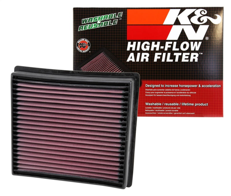 K&N 33-5005 Air Panel Filter for RAM 2500 L6-6.7L DSL 2013-2018