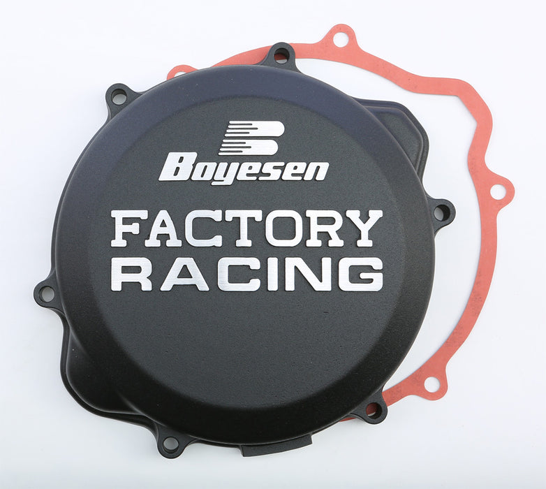 Boyesen Factory Racing Clutch Cover Black CC-06XB