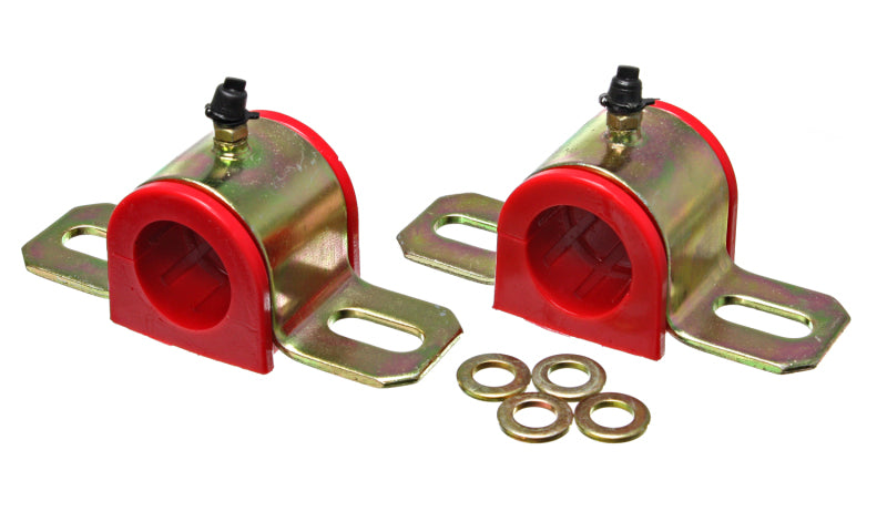 Energy Suspension 28Mm Greaseable S/B Set Red 9.5163R