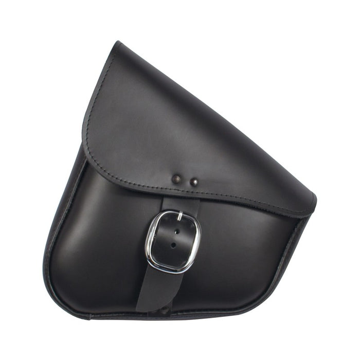 Dowco 59909-00  59909-00; Leather Swing Arm Bag Brown W / Matte Black Buckle