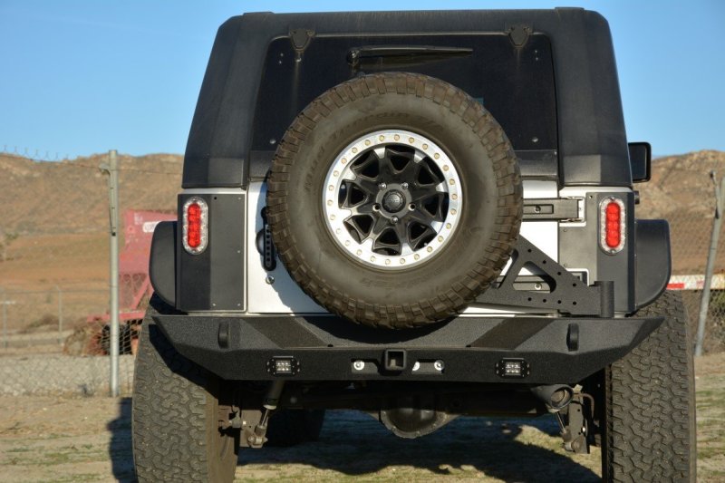 Dv8 Offroad Dv8 Tcsttb-06 Add On Tire Carrier Rs-10&Rs-11 For 07-18 Wrangler 2/4