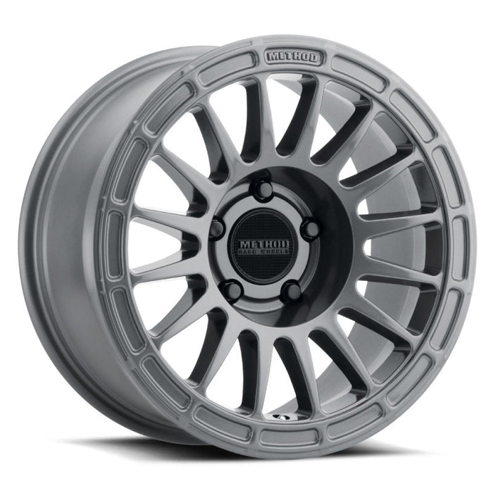 Method MR314 15x7 +15mm Offset 5x100 56.1mm CB Gloss Titanium Wheel MR31457051815