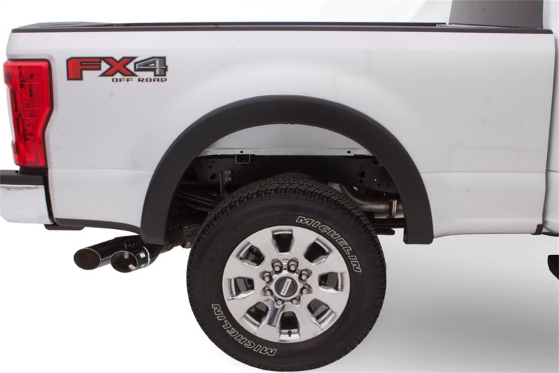 Bushwacker Oe Style Factory Rear Fender Flares 2-Piece Set, Black, Smooth Finish Fits 2017-2022 Ford F-250 W/ 6.8' Or 8.2' Bed, F-350 Super Duty W/ 8.2' Bed 20108-02