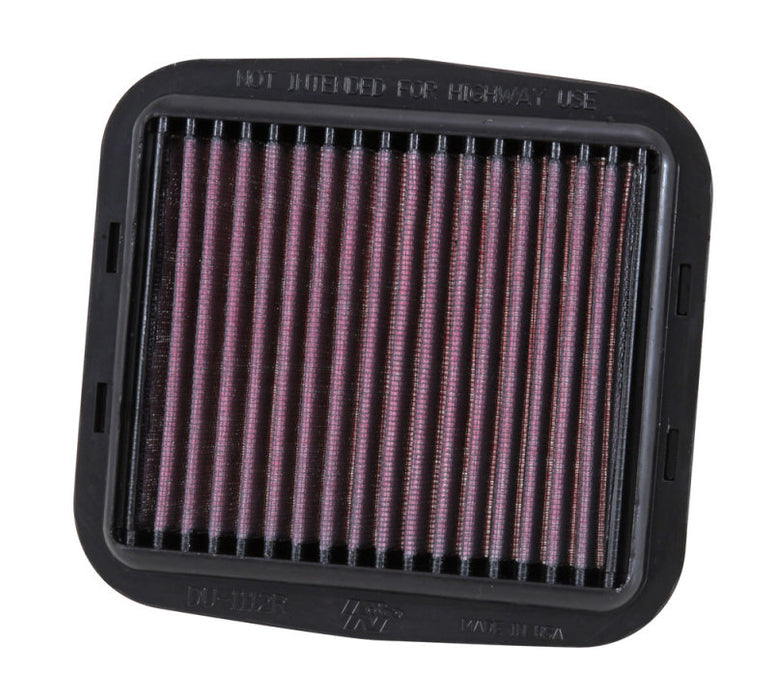 K&N DU-1112R Air Filter for DUCATI 1199 PANIGALE 12-15/1299 PANIGALE 15-19 - RACE SPECIFIC