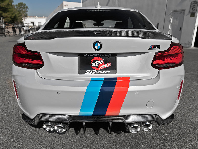 aFe MACHForce XP Exhausts Cat-Back SS 19-21 BMW M2 Competition L6-3.0L w/Polished Tips 49-36350-P