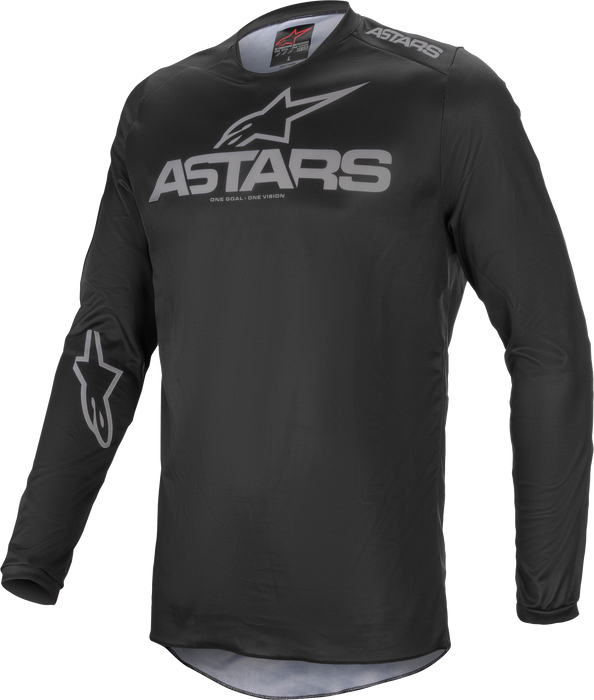 Alpinestars Fluid Graphite Jersey Black/Dark Gray Sm (3762321-111-S)