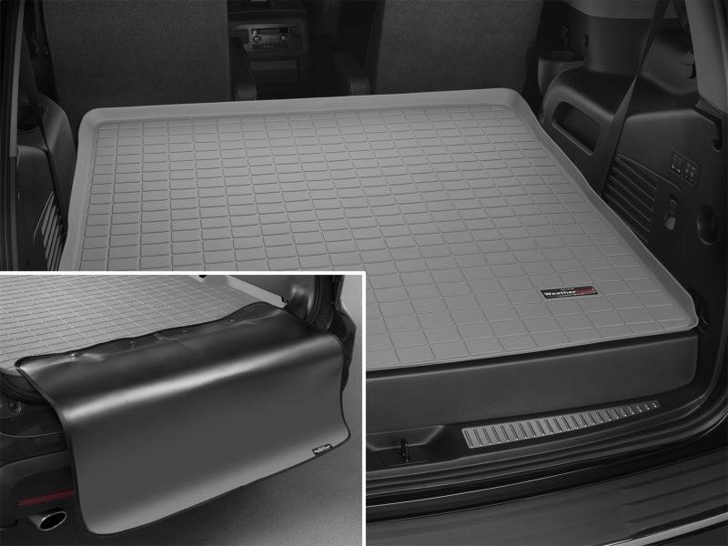 WeatherTech 15+ Cadillac Escalade Cargo Liner w/ Bumper Protector Grey 42710SK