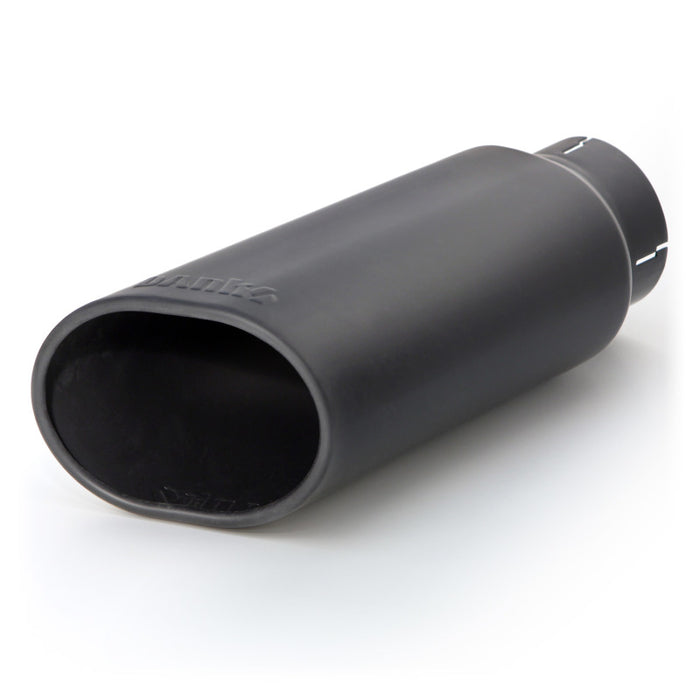 Banks Power Tailpipe Tip Kit SS Obround Slash Cut Black 3.5in Tube 4.38in X 5.25in X 13.38in 52919