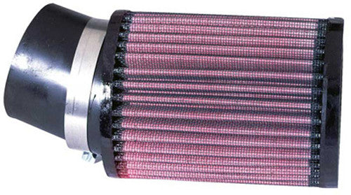 K&N Universal Clamp-On Air Intake Filter: High Performance, Premium, Washable, Replacement Air Filter: Flange Diameter: 2.4375 In, Filter Height: 5 In, Flange Length: 2 In, Shape: Round, RU-1760,black
