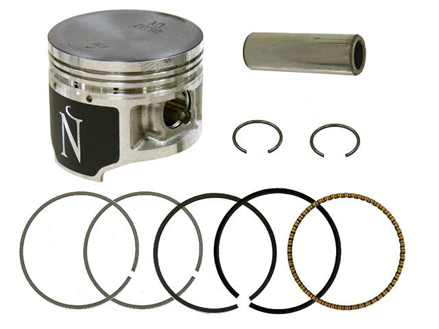 Namura Technologies NA-40019-2 Piston Kit - 0.50mm Oversize to 49.50mm, 9.0:1 Compression