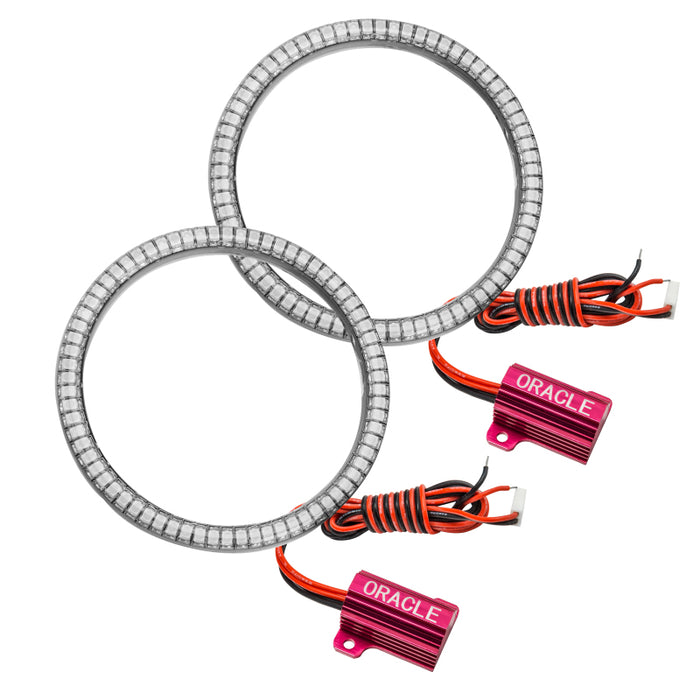 Oracle Compatible with Dodge Charger 05-14 LED Waterproof Fog Halo Kit White SEE WARRANTY 1254-001