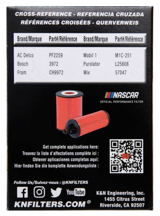 K&N Premium Oil Filter: Protects Your Engine: Fits Select Lexus/Fits