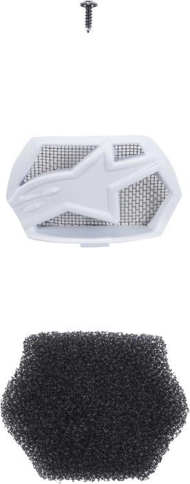 Alpinestars Supertech M10/M8 Chin Vent Off-Road Motorcycle Helmet Accessories - Gloss White/One Size