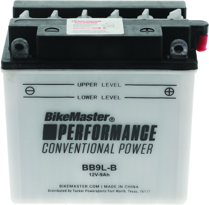 BikeMaster Performance Conventional Battery BB9L-B