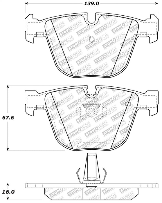 Stoptech St Street Brake Pads 305.0919