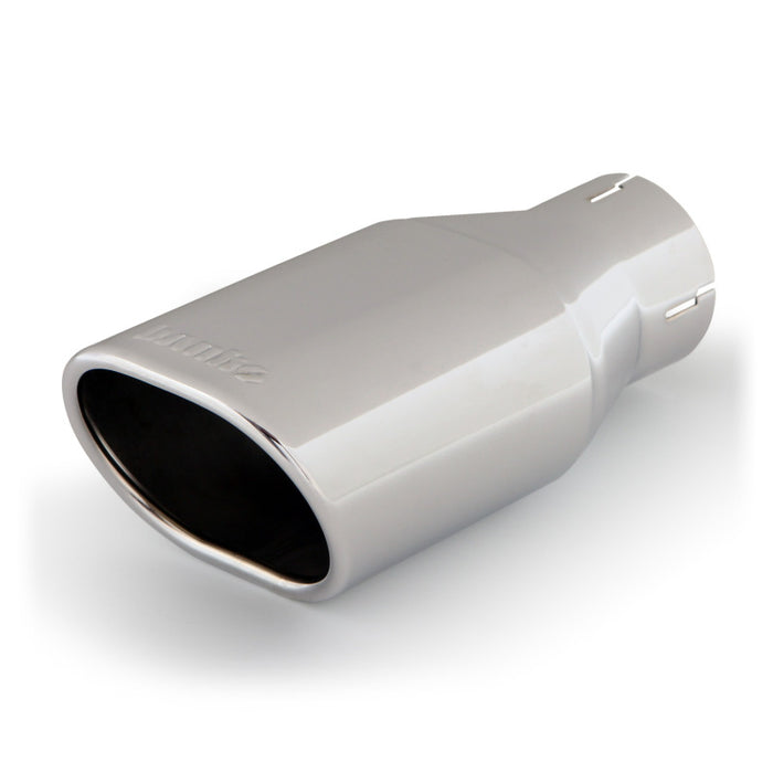 Banks Power Tailpipe Tip Kit SS Obround Angle Cut Chrome 2.5in Tube 3.13in X 3.75in X 11in 52900