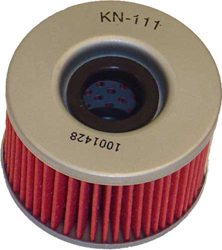 K&N Motorcycle Oil Filter: High Performance, Premium, Designed to be used with Synthetic or Conventional Oils: Fits Select Honda Vehicles, KN-111