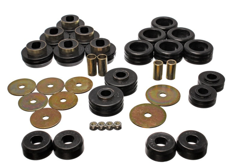 Energy Suspension 92-97 GM Denali XL/Blazer/Yukon XL 4WD Black Body Mount Set 3.4118G