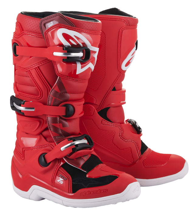 Alpinestars Tech 7S Boots Red (Size 7) (2015017-30-7)