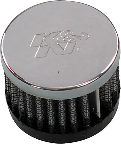 K&N Vent Air Filter/ Breather: High Performance, Premium, Washable, Replacement Engine Filter: Flange Diameter: 0.5 In, Filter Height: 1.5 In, Flange Length: 0.4375 In, Shape: Breather, 62-1330