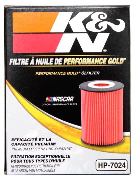 K&N Premium Oil Filter: Protects Your Engine: Compatible With Select Mini/Ford/Peugeot/Land Rover Vehicle Models (See Product Description For Full List Of Compatible Vehicles), Hp-7024 HP-7024
