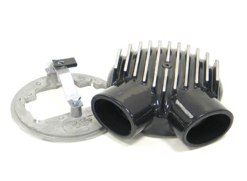 K&N Universal Plenum 6.875in L x 5.75in Outer Dia Black Weber DGV Carburetor 85-8927