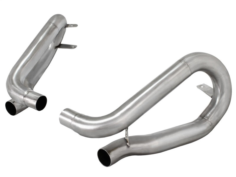 aFe Power MACHForce XP 2.5in Stainless Muffler Bypass 12-14 Porsche 911 (991) C2S 3.8L 49C36412