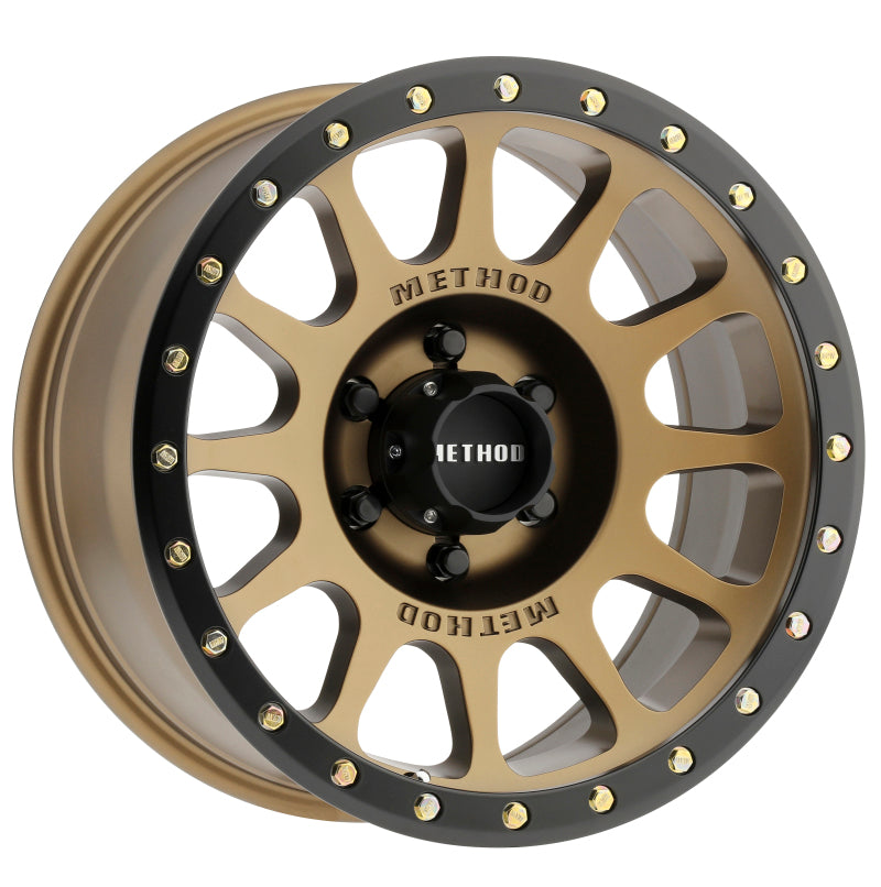 Method MR305 NV 20x10 -18mm Offset 6x5.5 108mm CB Method Bronze/Black Street Loc Wheel MR30521060918N