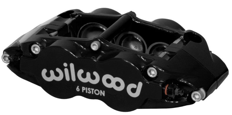 Wilwood Caliper-Forged Narrow Superlite 6R-R/H Aluminum 1.75/1.25in/1.25in Pistons 1.10in Rotor 120-14539-BK