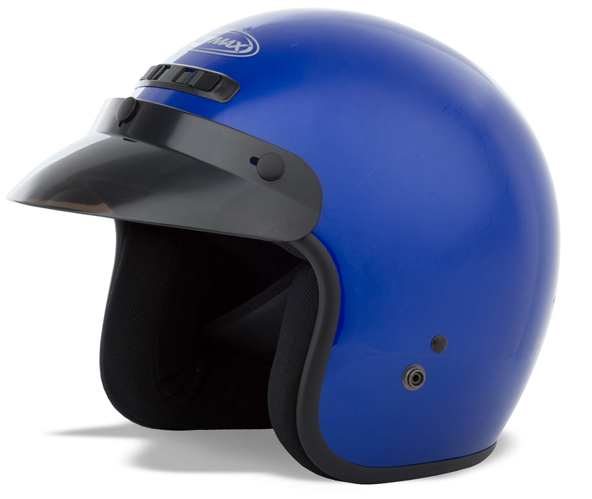 Gmax Gm-2 Open-Face Helmet Blue Xs G102043