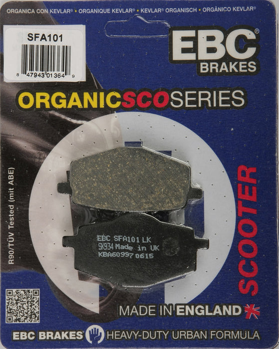 EBC Brakes SFA101 Standard Scooter Brake Pad