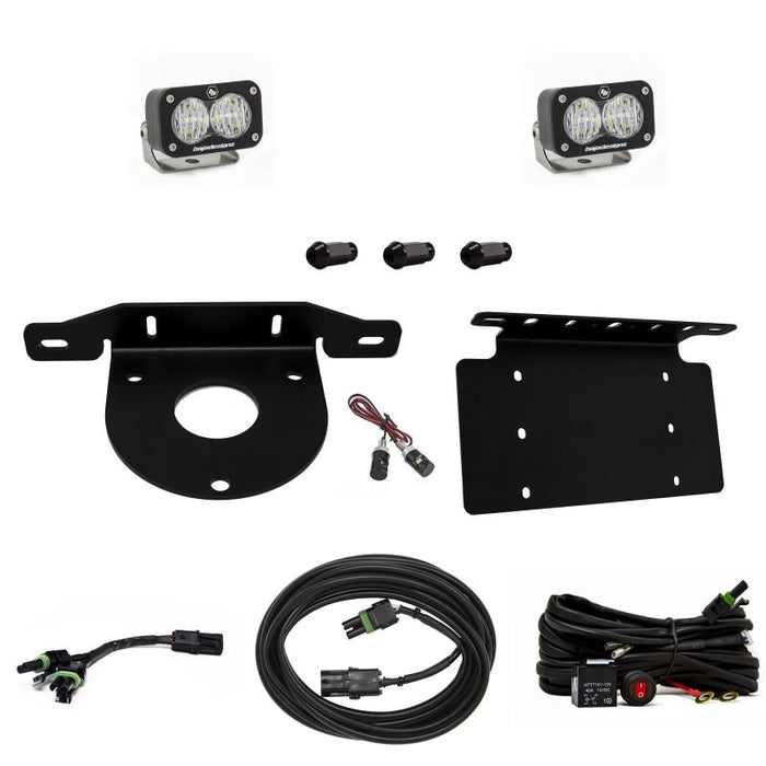 Baja Designs 2021+ Ford Bronco Dual S2 Sport W/C Reverse Kit w/Lic Plate 447764