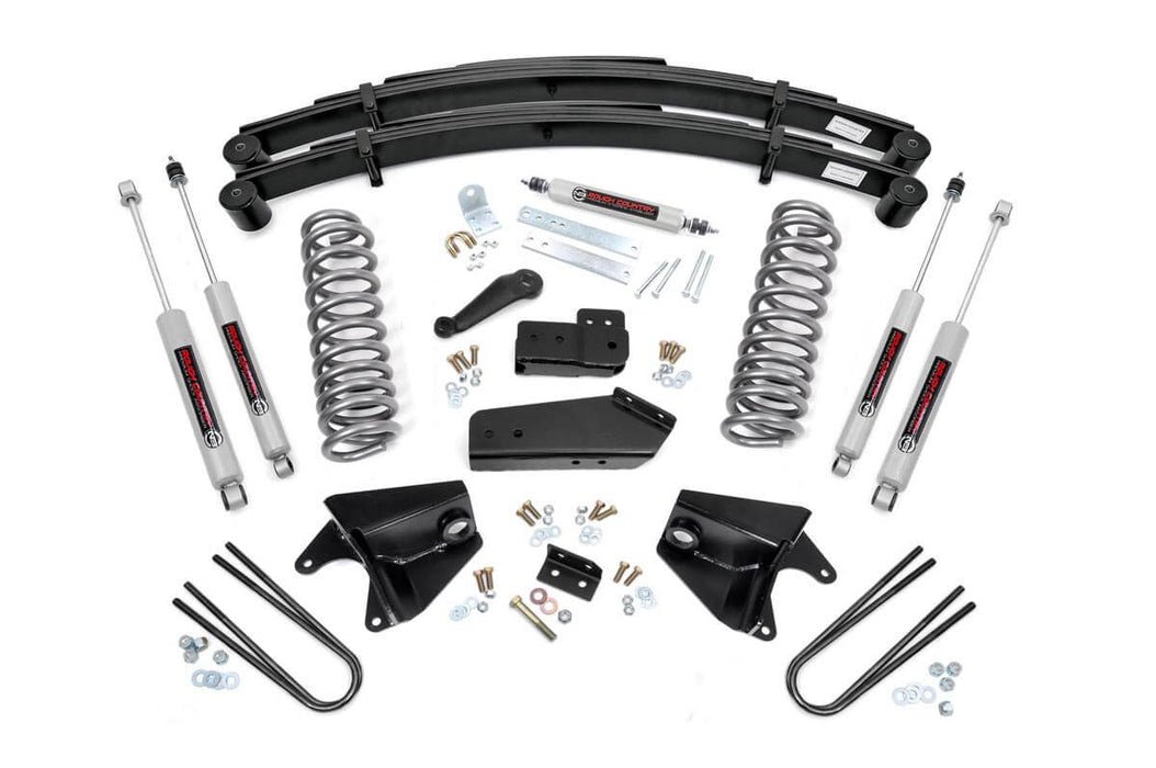 Rough Country 4 Inch Lift Kit Rear Springs Ford F-150 4Wd (1980-1996) 52030