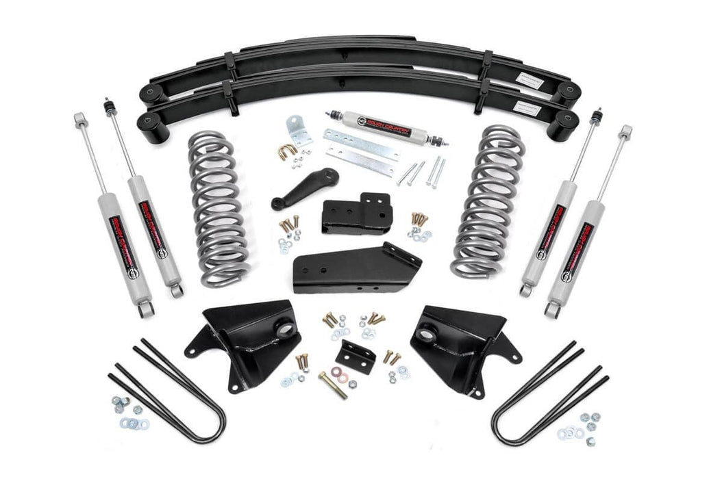 Rough Country 4 Inch Lift Kit Rear Springs Ford Bronco 4Wd (1980-1996) 520B30
