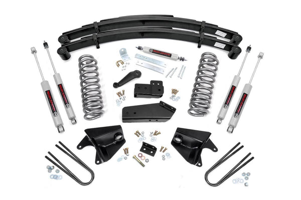 Rough Country 4 Inch Lift Kit Rear Springs Fits Ford F-150 4WD (1980-1996) 52030