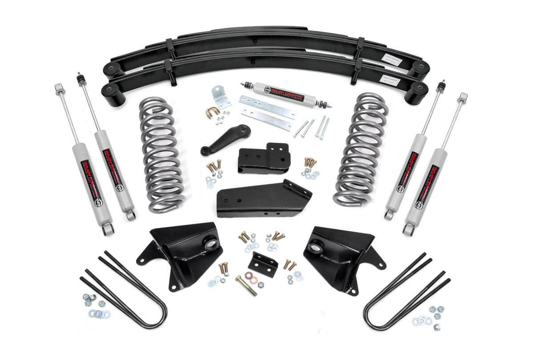 Rough Country 4 Inch Lift Kit Rear Springs Ford F-150 4Wd (1980-1996) 52030