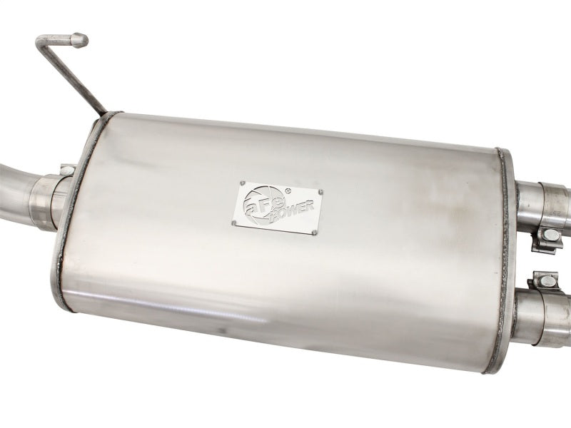 aFe MACHForce XP Exhaust Cat-Back 2.5/3in SS-409 w/ Polished Tip 05-15 Compatible with Nissan Xterra V6 4.0L 49-46110-P