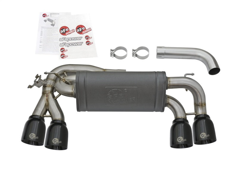 aFe MACHForce XP 3in 2 1/2in Axle Back 304SS Exhaust w/ Black Tips 16-17 BMW M2 (f87) 49-36333-B