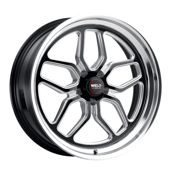 Weld S107 22X8.5 Laguna 5X127 ET06 BS5.00 Gloss Black MIL Dia 78.1 S10728573500