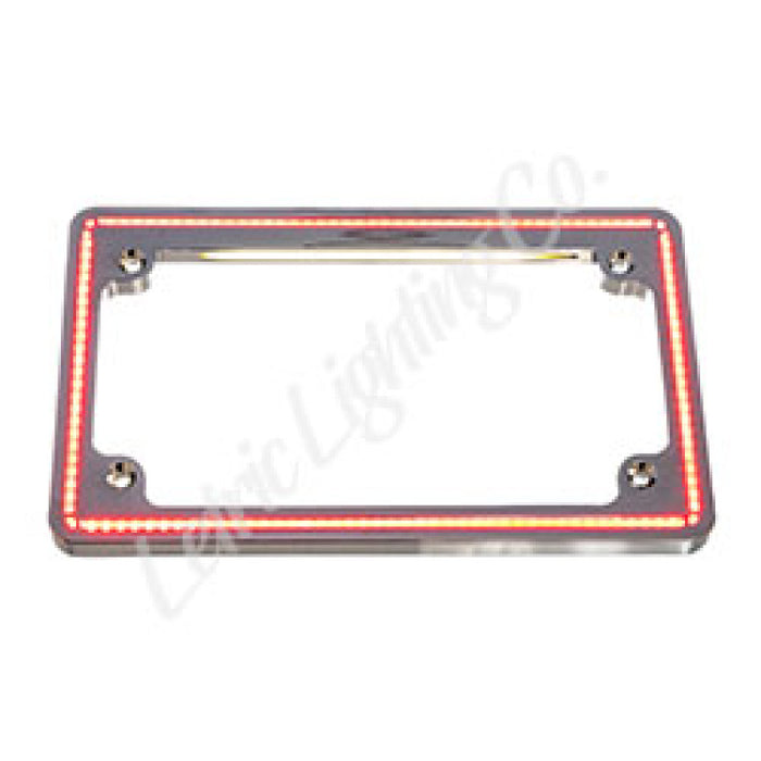 Letric Lighting Co . Perfect Plate Light License Plate Frame Chrome Llc-Ppl-C8 LLC-PPL-C8