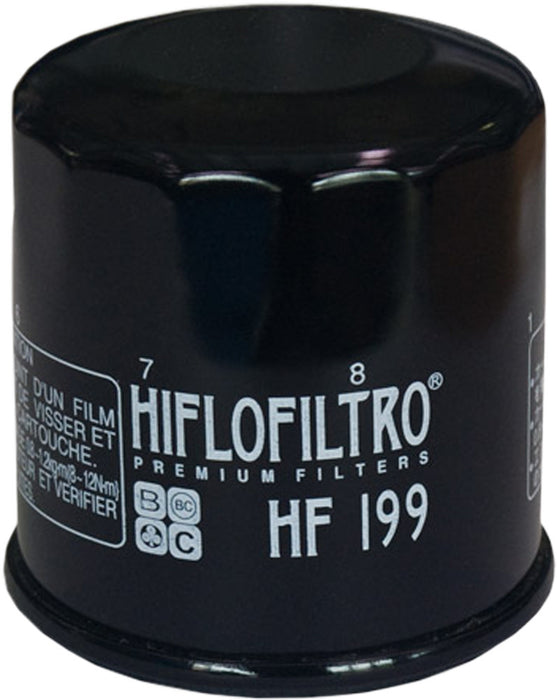 Hiflofiltro HF202 Premium Oil Filter, Black